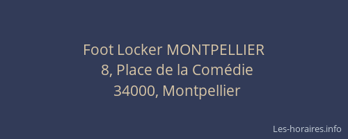 Foot Locker MONTPELLIER