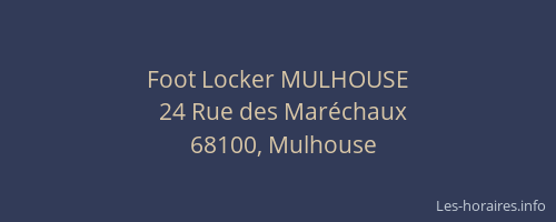 Foot Locker MULHOUSE