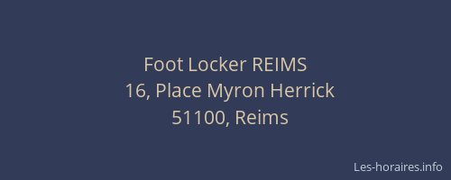 Foot Locker REIMS