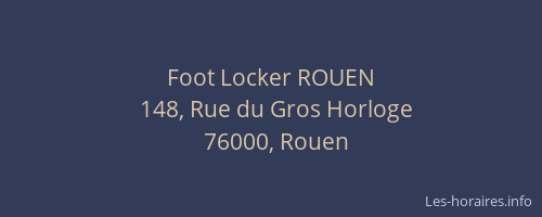 Foot Locker ROUEN