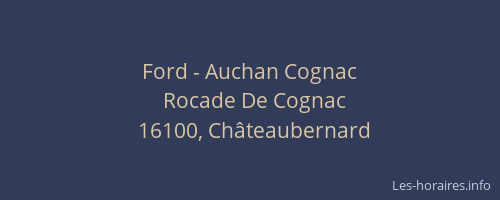Ford - Auchan Cognac