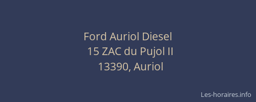 Ford Auriol Diesel