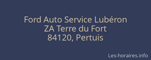 Ford Auto Service Lubéron