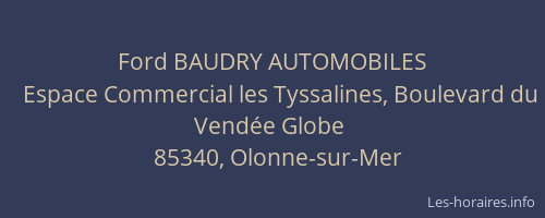 Ford BAUDRY AUTOMOBILES