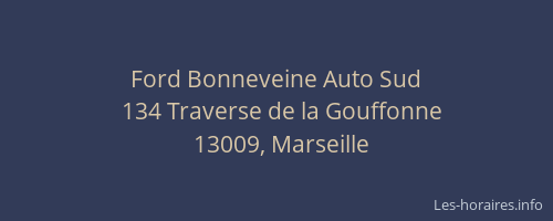 Ford Bonneveine Auto Sud