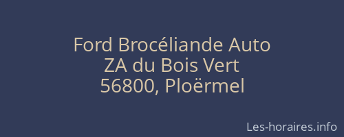 Ford Brocéliande Auto