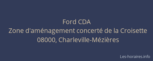 Ford CDA