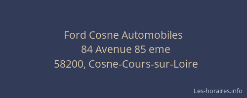 Ford Cosne Automobiles