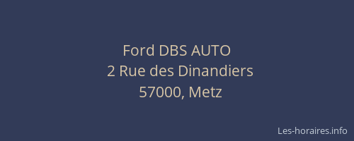 Ford DBS AUTO