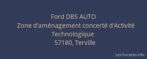 Ford DBS AUTO