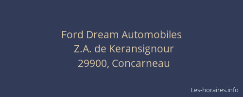Ford Dream Automobiles