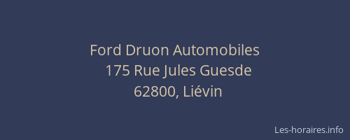 Ford Druon Automobiles