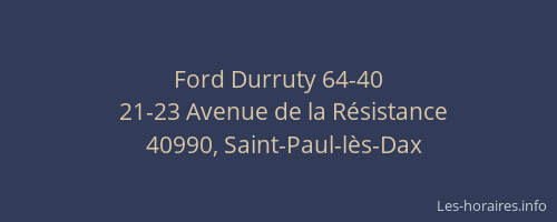 Ford Durruty 64-40