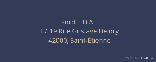 Ford E.D.A.