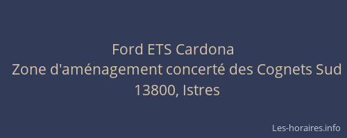 Ford ETS Cardona