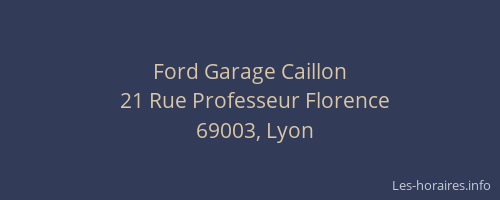 Ford Garage Caillon