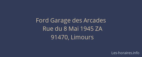 Ford Garage des Arcades