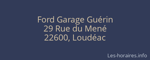 Ford Garage Guérin