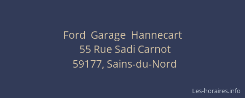 Ford  Garage  Hannecart