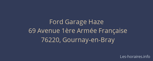 Ford Garage Haze