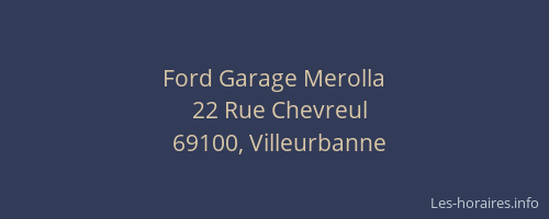 Ford Garage Merolla