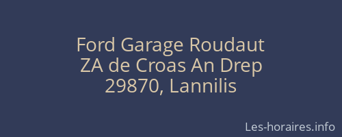 Ford Garage Roudaut