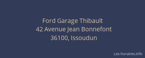 Ford Garage Thibault