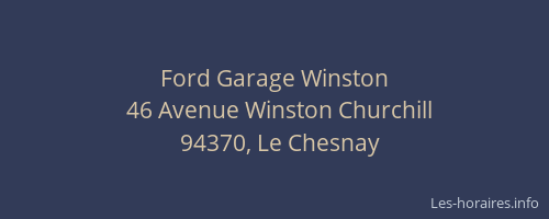 Ford Garage Winston