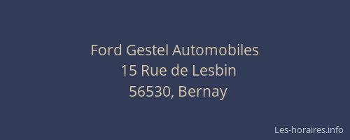 Ford Gestel Automobiles