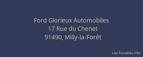 Ford Glorieux Automobiles