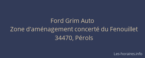Ford Grim Auto