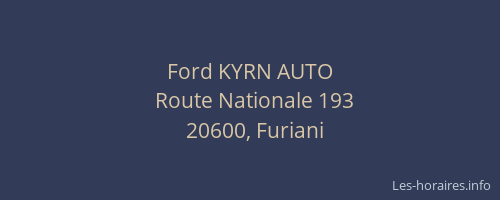 Ford KYRN AUTO