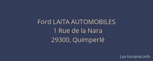 Ford LAITA AUTOMOBILES