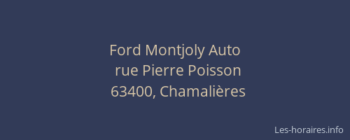 Ford Montjoly Auto