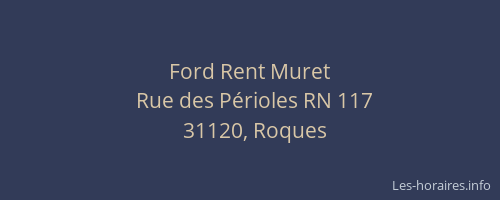 Ford Rent Muret