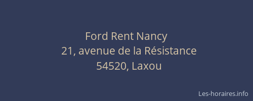 Ford Rent Nancy