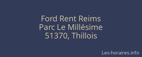 Ford Rent Reims