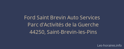 Ford Saint Brevin Auto Services