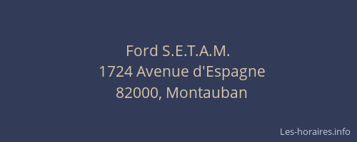 Ford S.E.T.A.M.