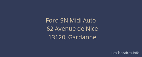 Ford SN Midi Auto