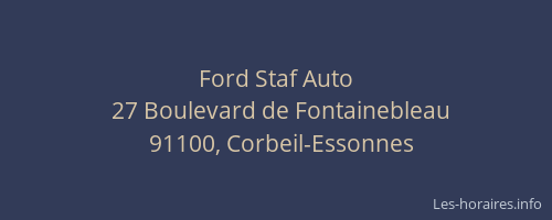 Ford Staf Auto