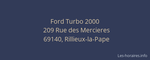 Ford Turbo 2000