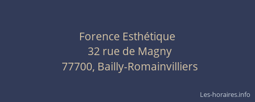 Forence Esthétique