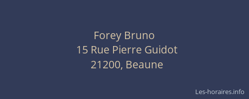 Forey Bruno