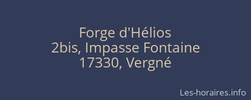 Forge d'Hélios