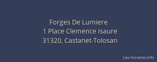 Forges De Lumiere