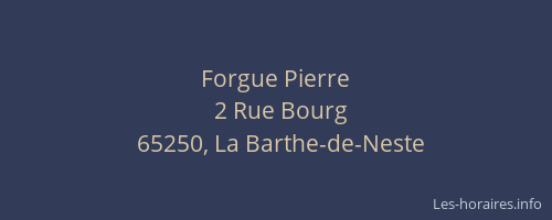Forgue Pierre