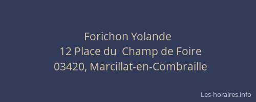 Forichon Yolande