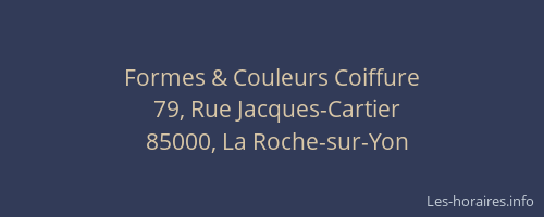 Formes & Couleurs Coiffure