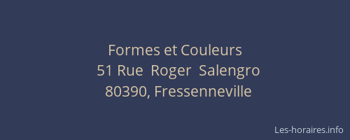 Formes et Couleurs